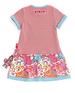 Dívčí letní šaty s krátkým rukávem Safari, vel. 098