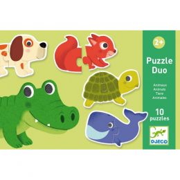 Djeco Duo puzzle Zvířátka
