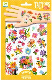 Djeco Dětské tetování - Rozkvetlé květy