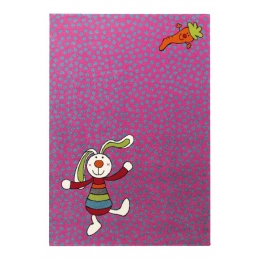 Dětský koberec Rainbow Rabbit 4 SK-0523-03 fialový - 1 ks