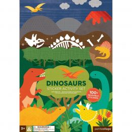 Petitcollage Příběhový set se samolepkami Dinosauři