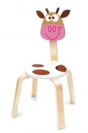 Dřevěná dětská židle Kravička - 1 ks