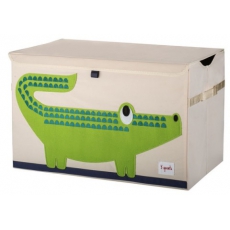 Uzavíratelný box - bedna na hračky Krokodýl - 0 ks