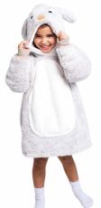 Hřejivá televizní mikinová deka s kapucí pro děti 3-6 let - Králík - 0 ks