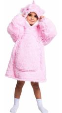 Hřejivá televizní mikinová deka s kapucí pro děti 3-6 let - Jednorožec - 0 ks