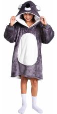 Hřejivá televizní mikinová deka s kapucí pro děti 7-12 let - Koala - 0 ks