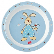 Sigikid Melaminový protiskluzový talířek pro děti zajíc Semmel Bunny
