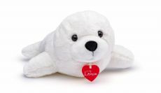 Lumpin Plyšový tuleň Shila - bílý