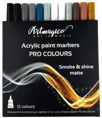 Artmagico Akrylové fixy PRO LINE Smoke and shine
