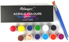 Artmagico Akrylové barvy 12 kusů