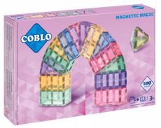 Coblo Magnetická stavebnice Pastel - 100 dílů