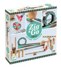 Dřevěná dráha Zig Go 28 dílků - 0 ks