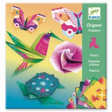 Djeco Origami neonové - Tropy