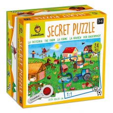 Ludattica Puzzle XXL tajemství s lupou - Farma