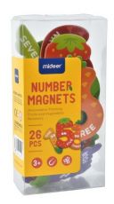 Magnetická čísla ovoce a zelenina - 1 ks