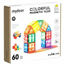 Mideer Magnetická stavebnice barevná 60 ks