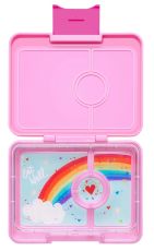 Krabička na svačinu - svačinový box Snack - Power Pink Rainbow - 0 ks