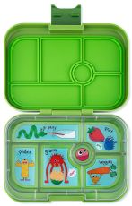 Yumbox Krabička na svačinu - svačinový box Original - Matcha Green Funny Monsters