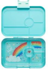 Yumbox Krabička na svačinu - svačinový box XL Tapas 4 - Antibes Blue Rainbow