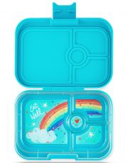 Krabička na svačinu - svačinový box Panino - Eighties Aqua Rainbow - 0 ks