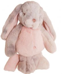 Plyšový zajíc Sleeping Bunny s polštářkem - růžové bříško - 0 ks