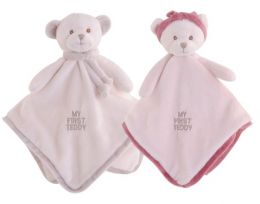 Muchláček mazlík medvídek My First teddy, růžový - 0 ks