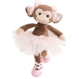 Bukowski Plyšová opička balerina Baby Missy - hnědá