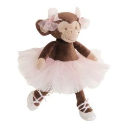 Plyšová opička balerina Sweet Missy - hnědá - 0 ks