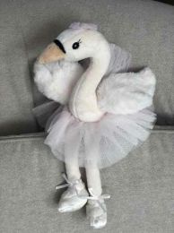 Plyšová labuť balerina White Odette s růžovou sukní - 0 ks