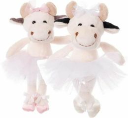 Plyšová kravička balerina Baby Majros - baletka s bílou sukní - 0 ks Plyšová kravička balerina Baby Majros - baletka s bílou sukní - 0 ks