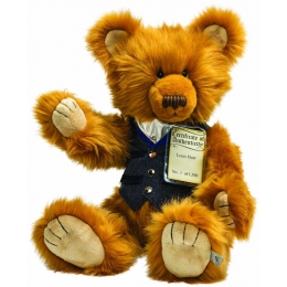 Plyšový medvěd Louis s certifikátem - SILVER BEARS/5 - 1 ks