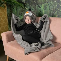 Hřejivá deka s kapucí - Tučňák