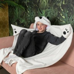 Hřejivá deka s kapucí - Panda