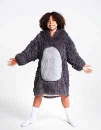Hřejivá televizní mikinová deka s kapucí pro děti 7-12 let - Lenochod