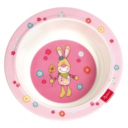 Dětská melaminová protiskluzová miska zajíček Bungee Bunny - 0 ks