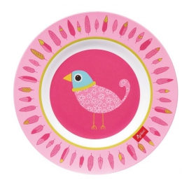 Melaminový talíř pro děti ptáček Finky Pinky - 0 ks