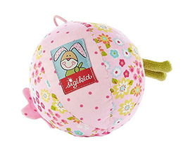 Růžový balónek na pověšení zajíc Bungee Bunny - 0 ks
