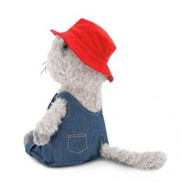 Plyšový kocour Buddy v klobouku a kalhotech
