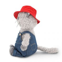 Plyšový kocour Buddy v klobouku a kalhotech