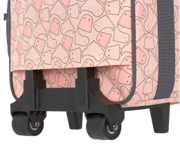 Dětský kufr na kolečkách Spooky peach