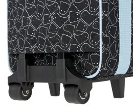 Dětský kufr na kolečkách Spooky black