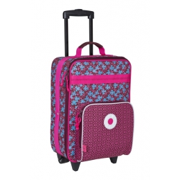 Dětský kufr na kolečkách Blossy pink - 0 ks