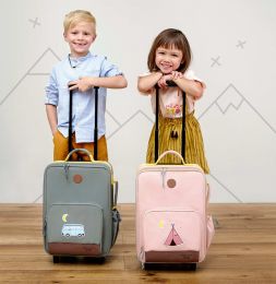 Dětský kufr na kolečkách Adventure Tipi