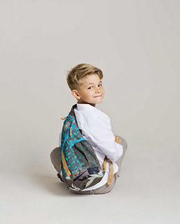 Křížový dětský batoh Mini Sling Bag Dino slate