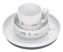 Porcelánový jídelní set pro děti Garden Explorer boys - 0 ks