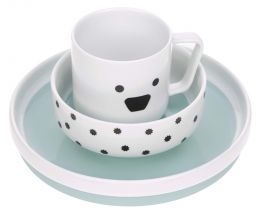 Porcelánový jídelní set pro děti Little Chums Dog - 0 ks