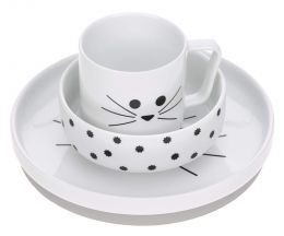 Porcelánový jídelní set pro děti Little Chums Cat - 0 ks