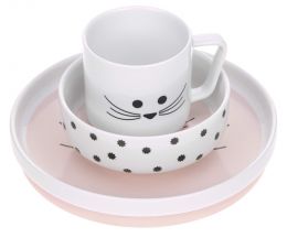 Lässig Porcelánový jídelní set pro děti Little Chums Mouse