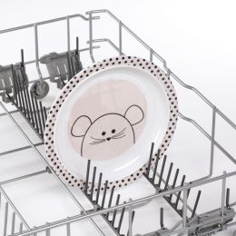 Melaminový protiskluzový talíř pro děti Little Chums mouse - myška