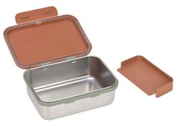 Krabička - box na svačinu Happy Prints Caramel